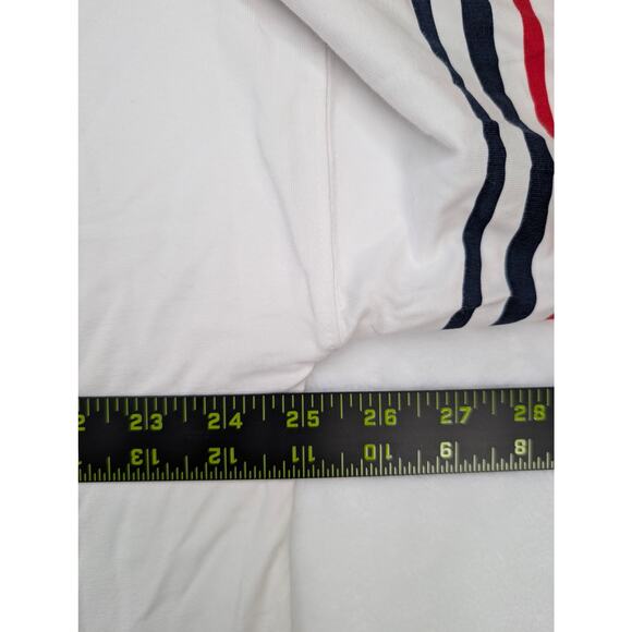 Nautica Mens Long Sleeve Shirt XXL White Stripe Tencel Stretch NWT - Picture 5 of 8